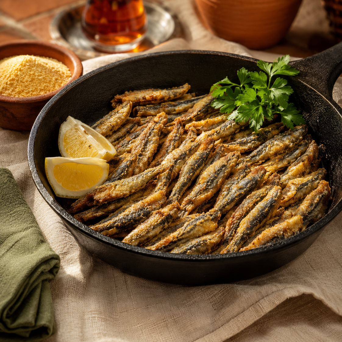 Fresh Anchovies Close Up NJ Local Delivery