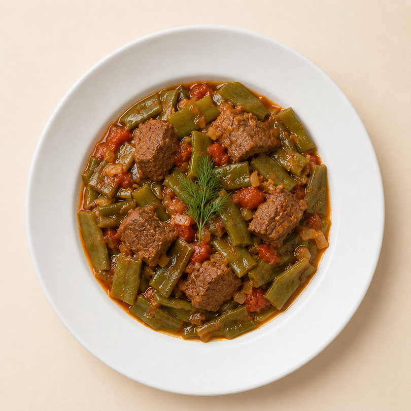 Green Bean Stew with Beef