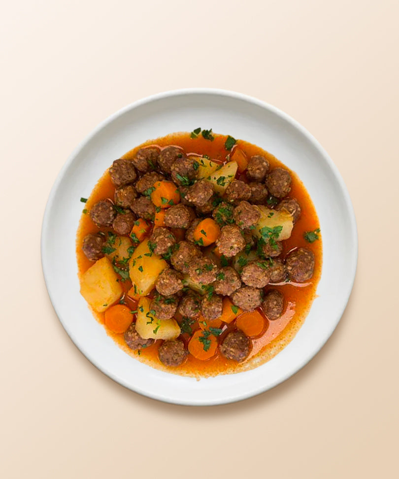 Meatballs in Tomato Broth