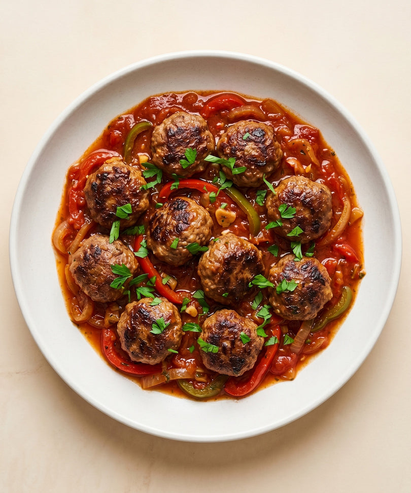 Beef Kofta in Tomato Sauce