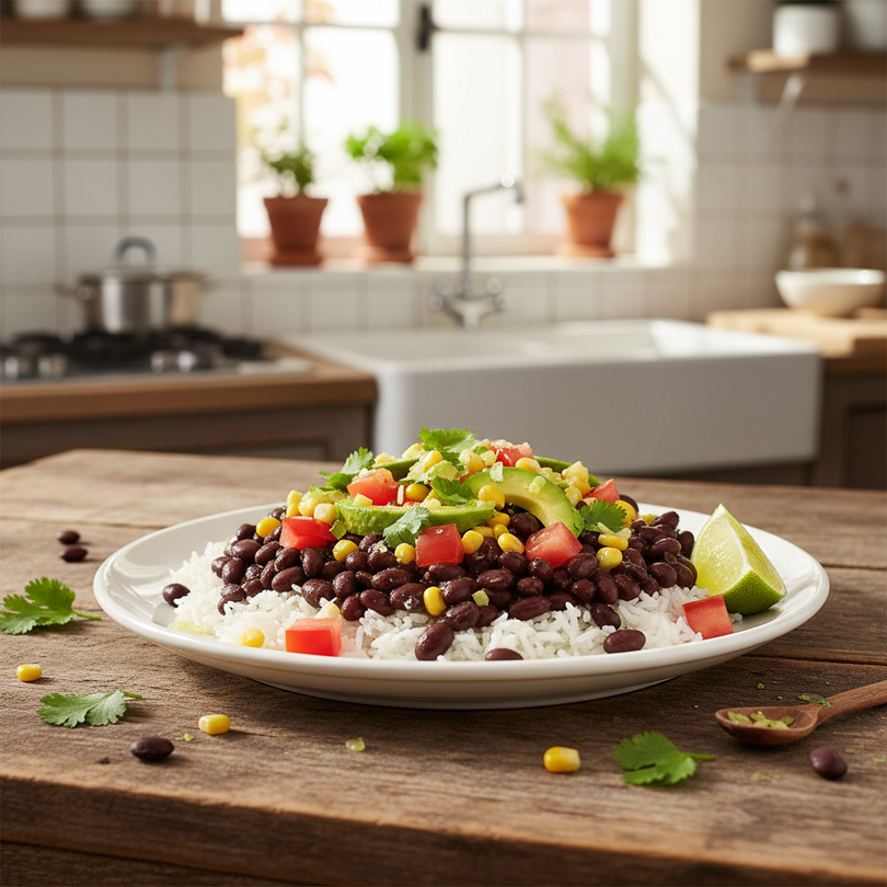 Black Bean Rice Bowl