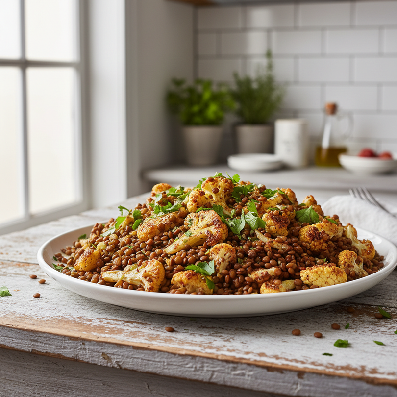 Cauliflower Lentil Bowl