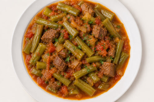 Green Bean Stew with Beef