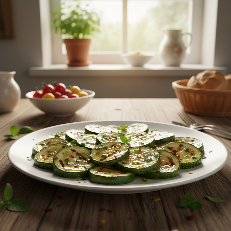 Grilled Zucchini Slices