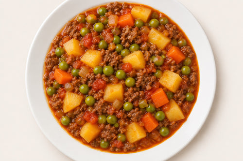 Ground Beef & Pea Stew