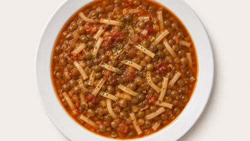 Hearty Lentil & Noodle Stew