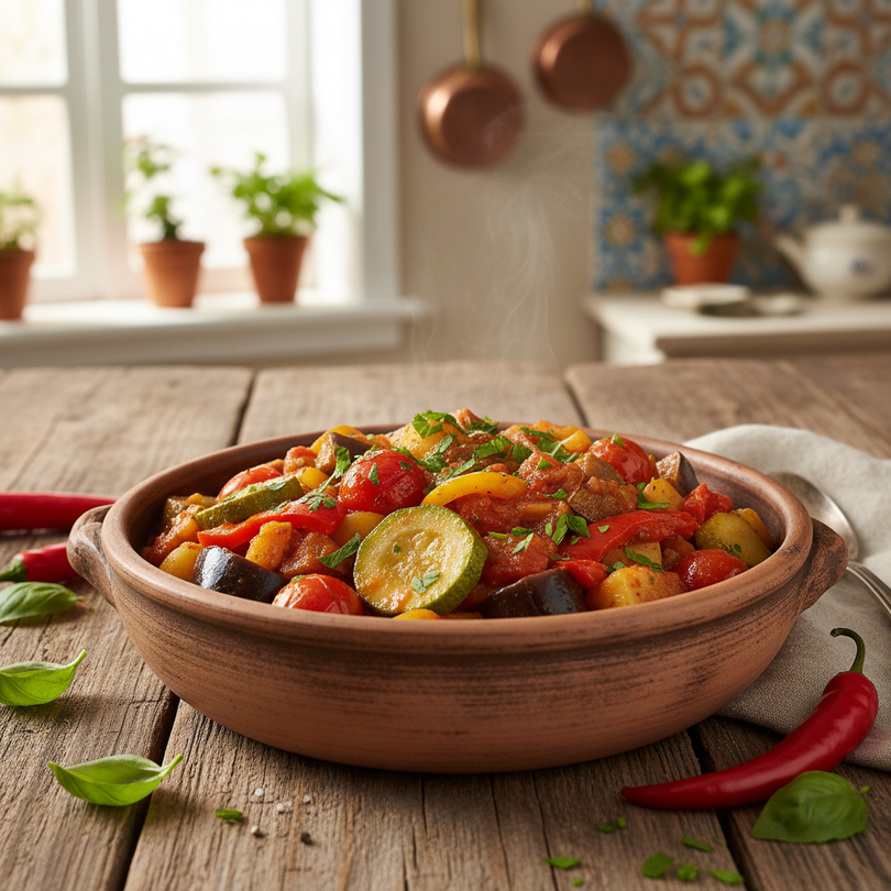 Mixed Vegetable Stew (Sebzeli Türlü)