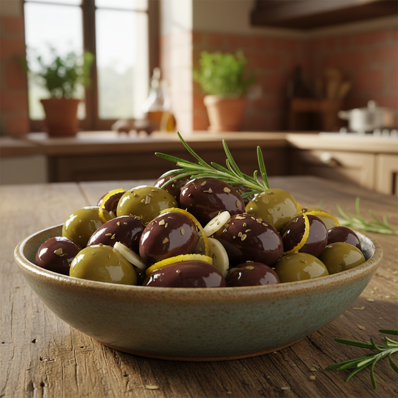 Olive Oil Marinated Olives