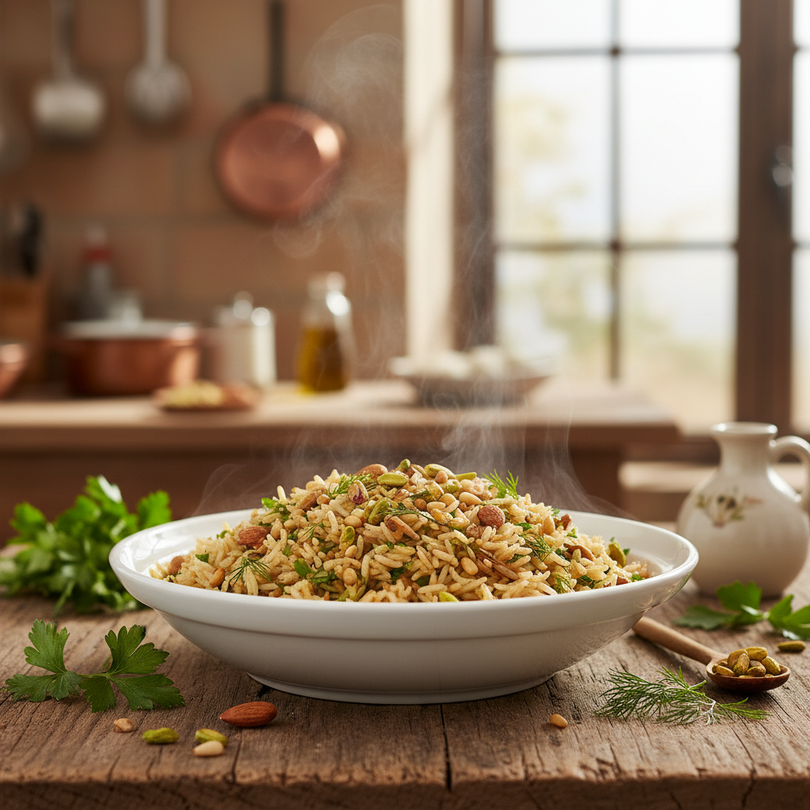 Rice Pilaf with Herbs