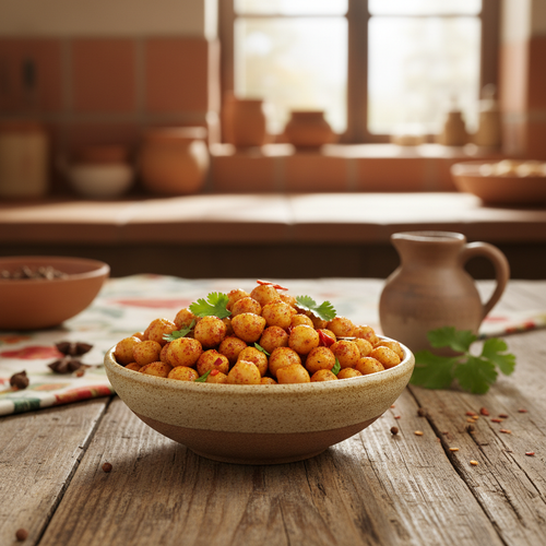 Spicy Chickpea Snack