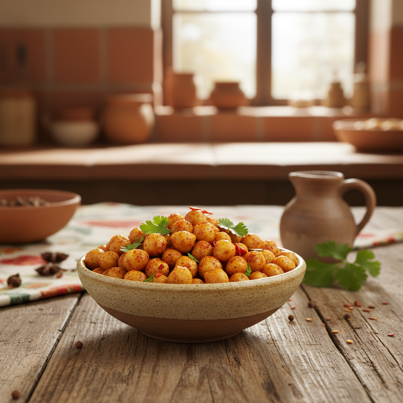 Spicy Chickpea Snack