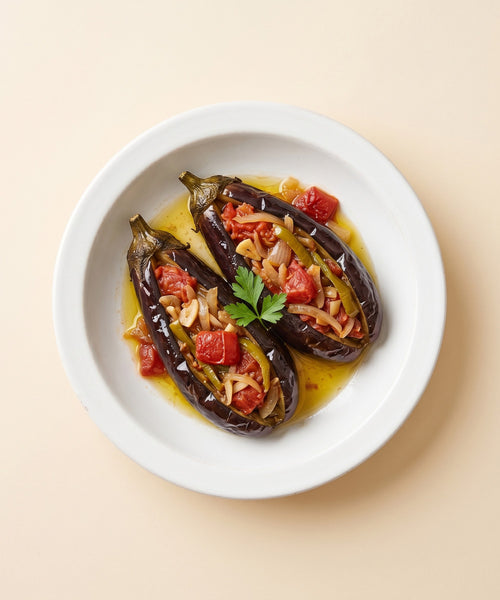 Olive Oil Braised Eggplant