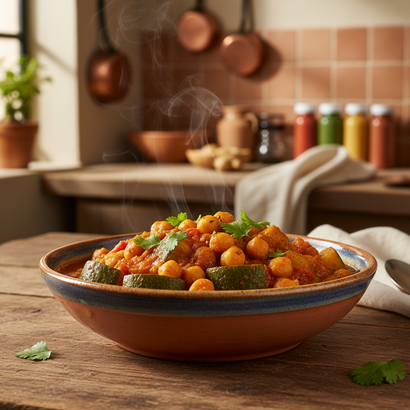 Zucchini Chickpea Curry